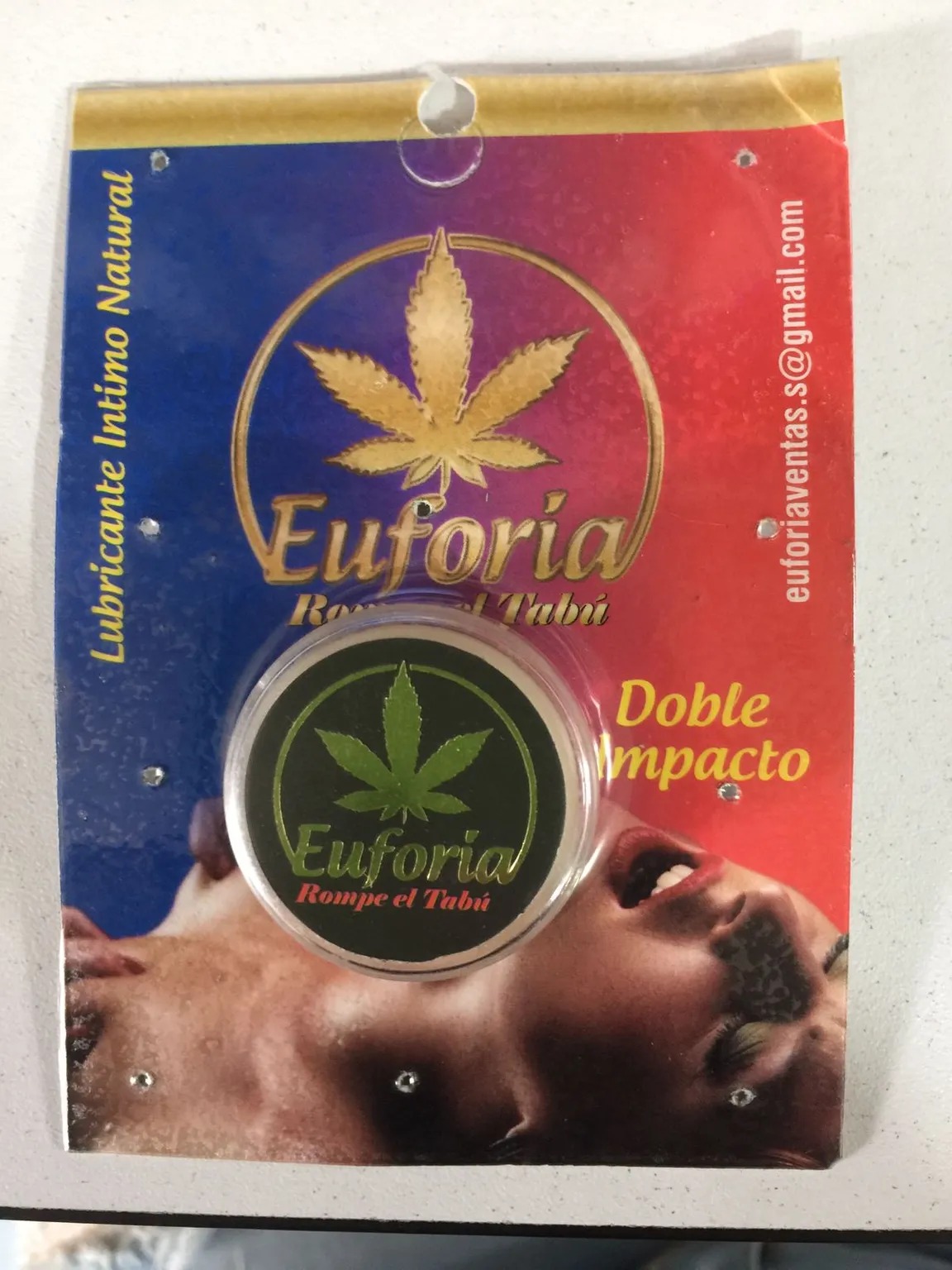 Lubricante Intimo Natural Euforia Doble Impacto